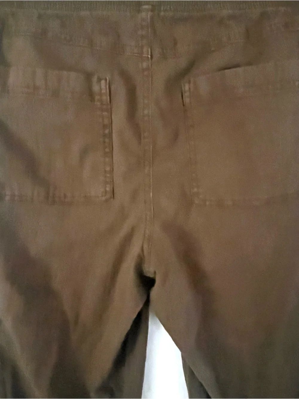 Sonoma women’s Brown Cargo Pants with Drawstring Waist - Picture 8 of 12